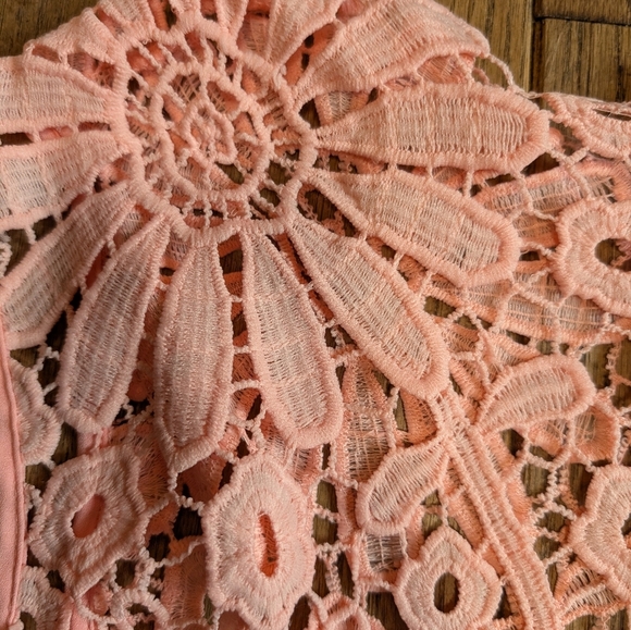 NWT women's Your Inspiration Elegant Pink Lace Sleeveless Dress Size Extra Large - Picture 4 of 6